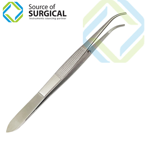 Pince chirurgicale professionnelle pour iris, à dents, en acier inoxydable, manuelle, 105 mm, pour usage hospitalier et clinique - Product Image 2