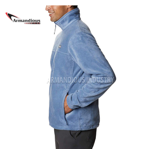 Custom Men's XL High-Collar Winter <b>Jacket</b> Breathable Vintage <b>Puffer</b> Pattern High Cotton Hooded <b>Light</b> Knitted High Fleece Stand - Product Image 5