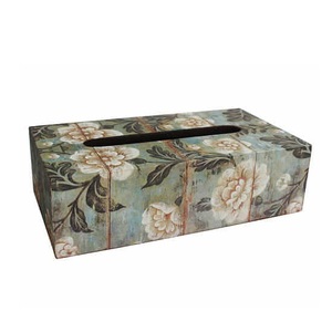 Caja de pañuelos con acabado de esmalte de calidad duradera para coche, oficina, hogar y otros usos, estuche para servilletas estándar a precio de mayoreo. - Product Image 1