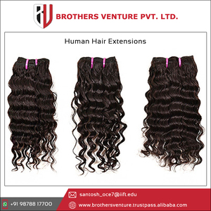 Vente en gros d'extensions de cheveux vierges Remy vendeurs indiens de cheveux de temple bruts brésiliens et alignés acceptés - Product Image 6