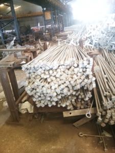 อุปกรณ์เชื่อมต่อสายไฟฟ้าแบบจุ่มร้อนชุบสังกะสี,ชุดต่อเสาเหล็กครบชุด - Product Image 5