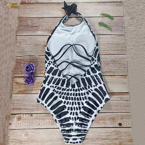 Sublimação Imprimir Swimwear Sublimação Imprimir Swimwear Atacado Moda verão Praia biquíni maiô One-piece Swimsuit - Product Image 5