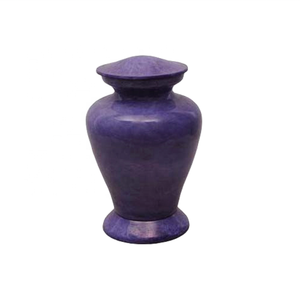 Urnas de cremación metálicas de diseño simple y elegante de Color negro moderno y urnas de cenizas humanas sólidas para adultos a la venta - Product Image 5