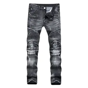 Calça jeans skinny stretch masculina, cinza esfumado, novidade de 2021