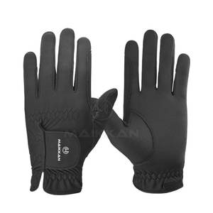 Gants d'équitation respirants en cuir pour hommes, Logo personnalisé, Service de haute qualité - Product Image 1