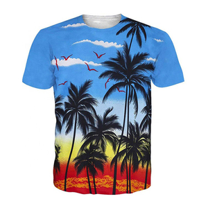 Camisetas de algodón y poliéster de gran calidad, impresión personalizada por sublimación - Product Image 5