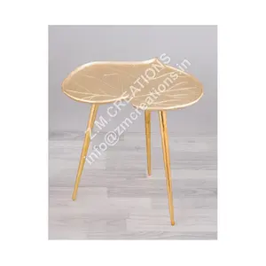 Tavolino pieghevole Color oro foglia Design casa e Hotel decorazione d'interni mobili tavoli