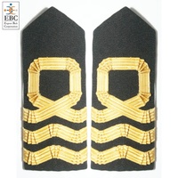 Nelson Ring Schulter brett 3 Gold Braid Stripes Großhandel Harte Schulter bretter Weiche Schulter bretter Gold-oder Silberst reifen