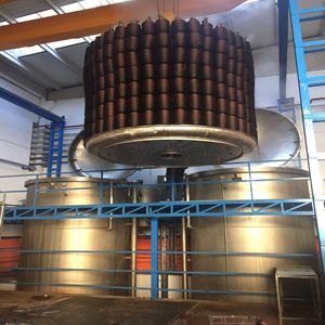 Motor de bomba automática de alta tecnología de última generación HT HP 2000 Kg Marca Cedit Calentamiento de vapor indirecto Máquina de teñido textil de 2 años - Product Image 6