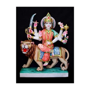 Pure Marble Durga Maa <b>Statue</b> - Product Image 1