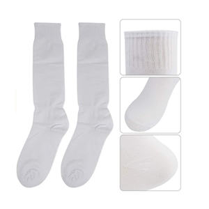 Chaussettes de sport en coton/spandex imprimées par sublimation numérique 3D personnalisées en gros, antibactériennes, vierges, pour sublimation - Product Image 5