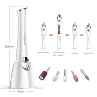TOUCHBeauty 2021 Vente chaude Ensemble de lime à ongles électrique professionnel 5 en 1 pour manucure et pédicure Perceuse à ongles avec support