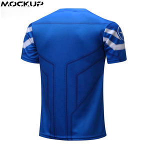 T-shirts personnalisés en sublimation, t-shirt vierge en polyester pour impression par sublimation, presse à chaud, vente en gros - Product Image 2