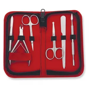 Pedicure Kit Manicure Deluxe 6 In 1 Pedicure Nagelknipper Kit Grooming Roestvrij Staal Manicure Set