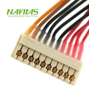 Aces 91209 10pin 1mm Molex 51021 12pin 1.25mm konnektör LVDS kablo montaj