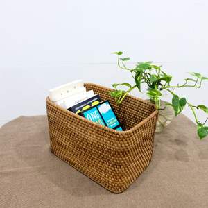 Handmade eco friendly new product <b>rattan</b> <b>storage</b> basket for sale - Product Image 3