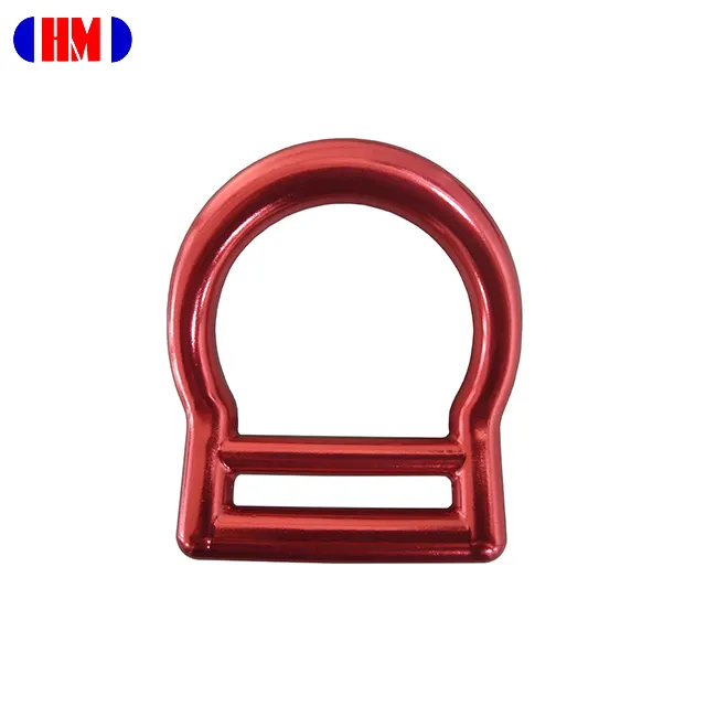 AD241RD Geanodiseerd Red Forged Aluminium D Ring