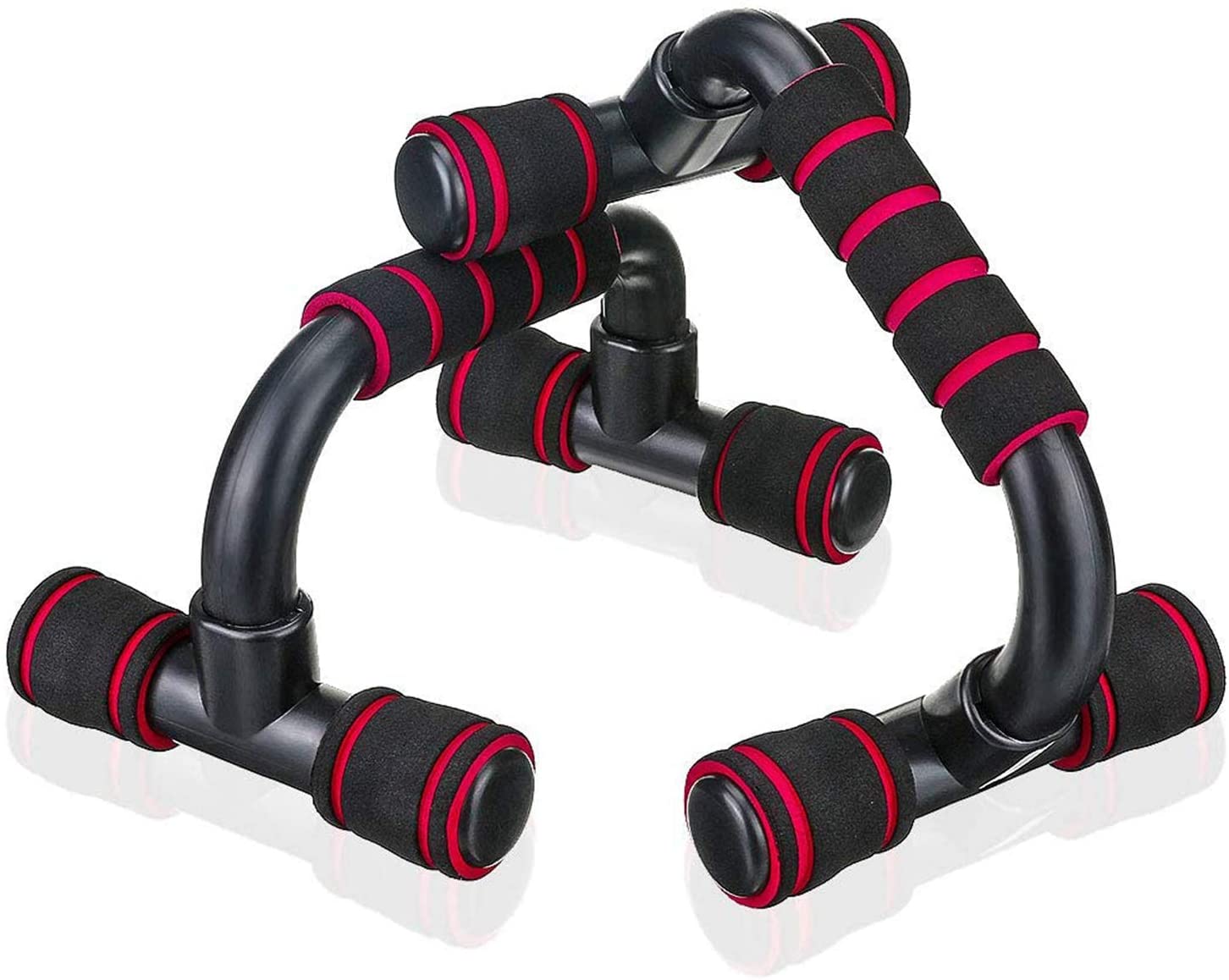 Пуш-Ап Бары тренажерный зал оборудование для фитнеса, 1 пара с приподнимающим эффектом ручки с мягкой пены сцепление и нескользящая конструкция пуш-ап бар
