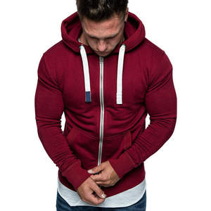 Los hombres marrón de los hombres de moda Casual Hip Hop impreso Sudadera con capucha para venta - Product Image 1