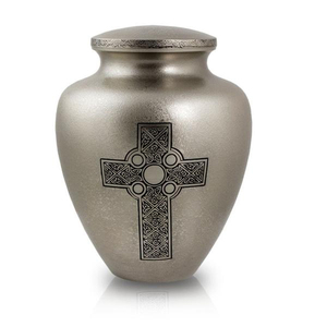 Urna de cremación de Metal personalizada hecha a mano para ceremonias de muerte diseñador hogar decorativo a granel venta al por mayor suministros funerarios grabados - Product Image 6