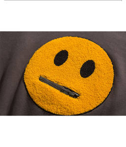 Parche bordado de chenilla personalizado estilos de moda callejera 100% algodón pulóver Sudadera con capucha para hombres 6XL tamaño invierno 3D Puff - Product Image 6