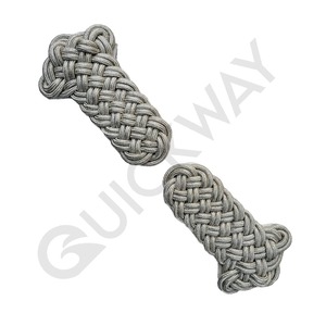 Hombreras personalizadas Fabricación de Pakistán Suministro directo Hombreras personalizadas de color gris 2025 - Product Image 3