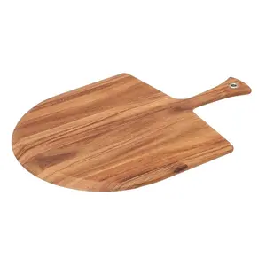 制造商和批发商天然成品环保披萨板木质平板服务板木质披萨板