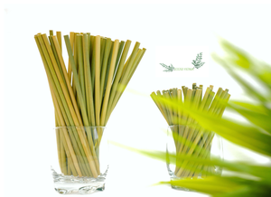 Pailles en herbe 100% biologiques et naturelles, écologiques, certifiées, pour emballage cadeau, accessoires de bar, personnalisables, du Vietnam, pour la boisson - Product Image 3