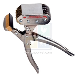 Alicates de tatuaje rotativos, 5 cadenas C/acero, equipo veterinario, pinzas para tatuaje de animales de mascotas, pinzas de tatuaje - Product Image 1