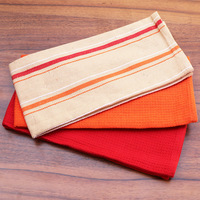 Serviettes de cuisine 100% coton de qualité supérieure, nouveau design professionnel, serviette de cuisine gaufrée pour usage en cuisine.