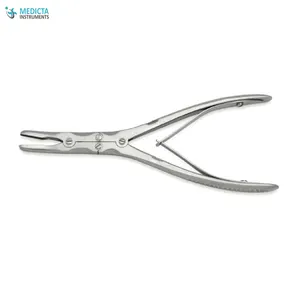 Jansen Bone Nibbler 18cm Length Curved Double Action/5mm Bite - Bone Nibblers