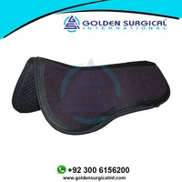 Tapis de selle anglais personnalisé pour cheval avec demi-tapis rembourré, doublure en polycoton de haute qualité, pour utilisation en extérieur - Marque Golden