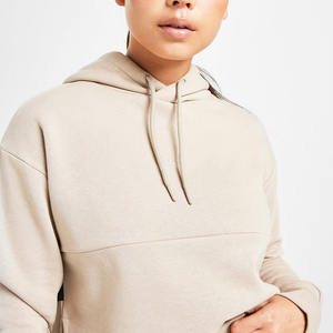 เสื้อครอปท็อปมีฮู๊ดแฟชั่นของผู้หญิง,เสื้อมีฮู๊ดสวมใส่ลำลองทำงานแผงหน้าปัดปี2020 - Product Image 5