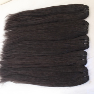 Extensions de cheveux vietnamiens raides et crépus Texture naturelle avec douceur Super Double extrémités dessinées Stylish Fuller Look Tape-In - Product Image 4