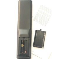 Télécommande universelle noire 8 en 1 pour 8 appareils de télévision/DVB/DVD/VCR/COMBI/AUX PERSONNALISÉE