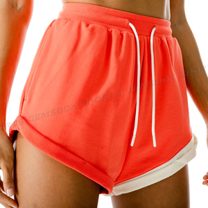 Women's Solid Pattern Two-Piece Fitness Sports Bra Quick-Drying Breathable Yoga Shorts Women's Gym Set Ingested with Wholesales - Product Image 5