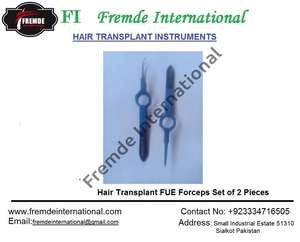 Conjunto de pinzas para transplantar cabello, de 9 piezas Forceps, certificado por CE - Product Image 2