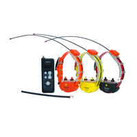 Collar GPS Impermeable para 3 Perros con Función de Entrenamiento para Caza Sin Tarjeta SIM GPS-DTR-25003 para 3 Perros