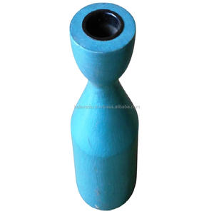 Kalavastu hecho a mano estilo Ins pilar de madera portavelas atractivo soporte de vela de Navidad Aroma personalizable para pantalla única - Product Image 6