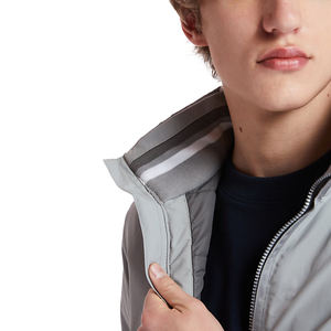 Men's Custom Logo Satin Bomber <b>Jacket</b> for Winter <b>Pilot</b> Style Stand Collar Eco-Friendly Windproof New Condition - Product Image 3