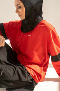 Camiseta para mujeres deportivas Oriente Medio Adultos Moda modesta Estilo islámico Modesto Mujeres musulmanas Ropa deportiva - Product Image 4