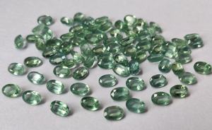 Natural raros menta verde Kyanite Oval corte 4x6mm a 7x9mm de calidad superior-suelto raro verde menta verde de calidad superior - Product Image 3