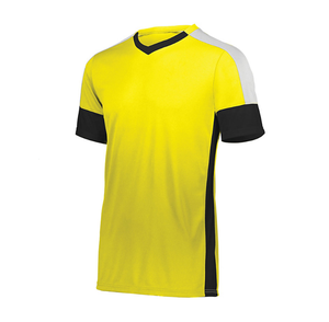 Nueva llegada de alta calidad transpirable adultos camiseta de fútbol personalizable Unisex OEM camiseta en blanco para ropa deportiva - Product Image 3