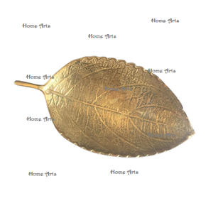 Plat de service de feuille de couleur d'or en métal plat de service de nourriture de conception attrayante pour l'usage de restaurant et d'hôtel - Product Image 1