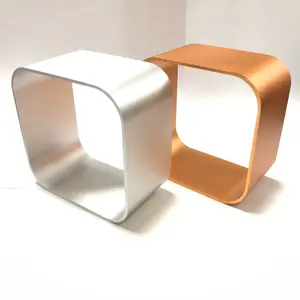 Vario Colore Anodizzato Quadrato di Alluminio Del Tubo