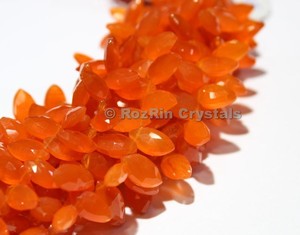 Compra cornalina Natural facetadas Marquesa forma cuentas - Product Image 1
