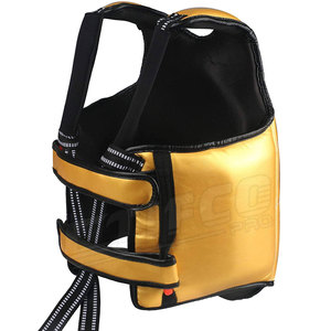 Diseña tu propio protector de pecho de cuero suave transpirable personalizable para hombres-Protección duradera para deportes y artes marciales - Product Image 4