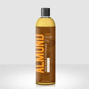 Private Label 1000ml 100% Pure Sweet Almond Oil For Hair Massage Oil Easily Absorbed Almond Hair Oil