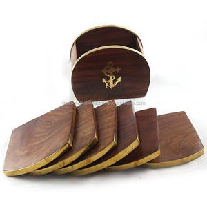 Posavasos redondo de Metal de diseño martillado chapado en oro moderno Almohadilla de latón ecológica para cocina Bar Hogar-Nuevo modelo de moda - Product Image 4