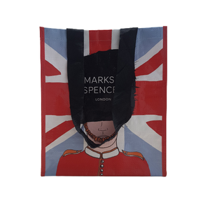 KD210416 Sacs cadeaux de shopping pliables et réutilisables en PP tissés écologiques personnalisables de taille moyenne Kim Duc JSC Marque avec logo personnalisé - Product Image 1